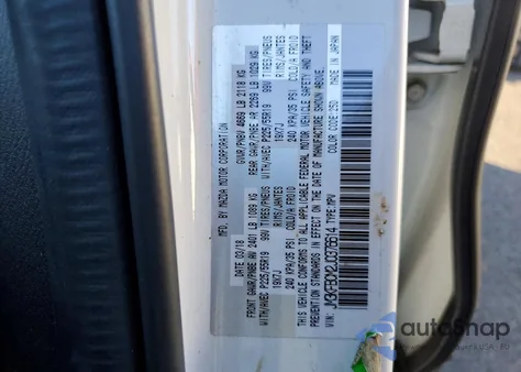 2018 Mazda Cx-5 Touring из США, поврежденный, VIN JM3KFBCM2J0376614